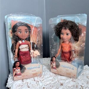 Moana 2 Kids Toy Set - Moana and Loto Dolls NWT NEW in Box